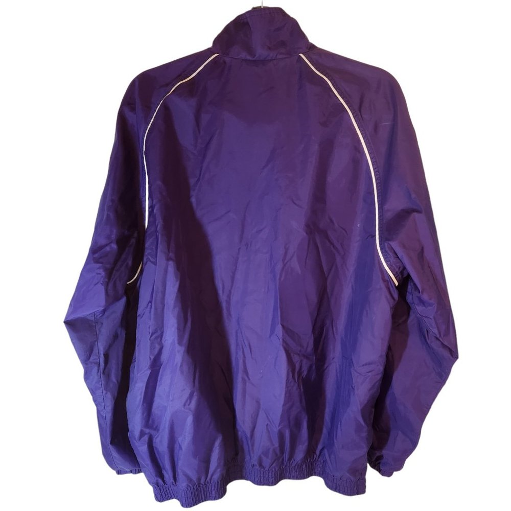 Nike LSU Tigers Football Recruiting Windbreaker Jacket Men’s L Purple Full Zip - Picture 4 of 10